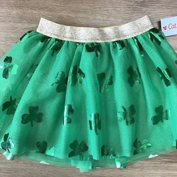 St Patrick’s Day Shamrock skirt - Picture 2 of 4